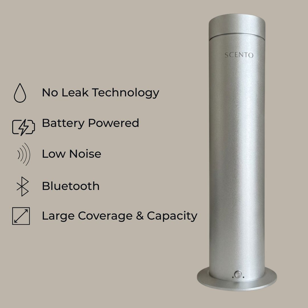 AURA ONE Waterless Aroma Diffuser Silver